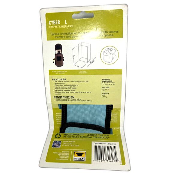 Mountainsmith Compact Camera Bag Case Cyber L Fleece Lined Retired Recycled NEW - Picture 2 of 4